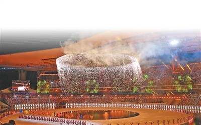 十五运会开幕式现场。