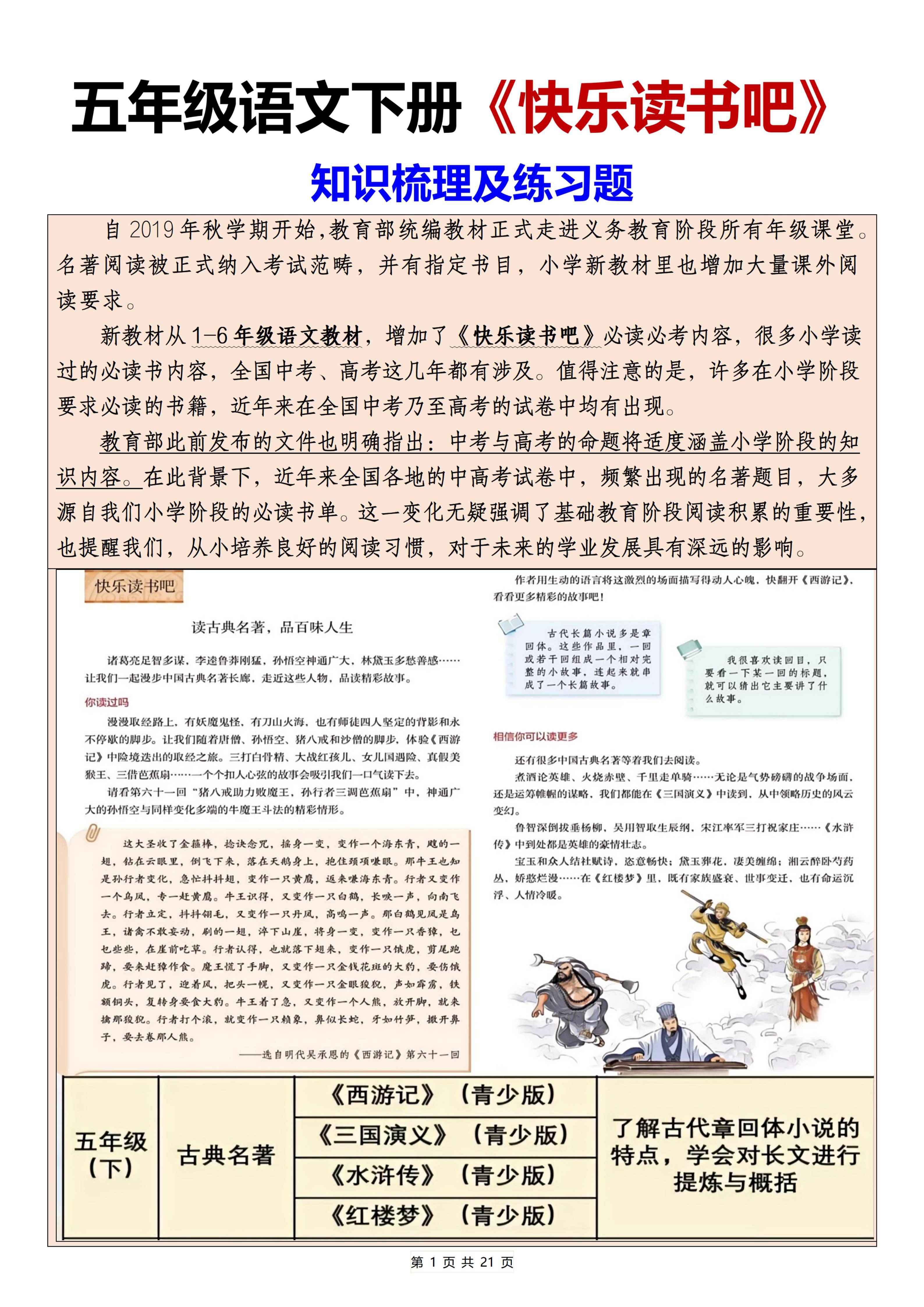 五年级(下)语文快乐读书吧知识梳理及练习题_01.jpg
