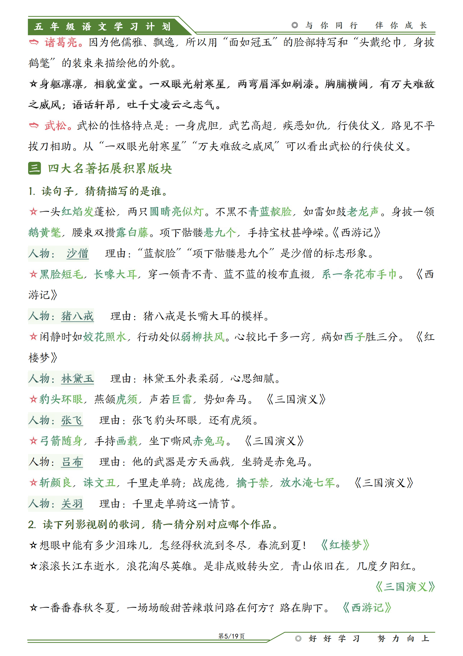 五下语文1-8单元语文园地必背知识点（19页）_5.png