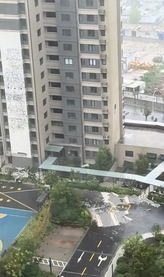△网友发布的视频截图。