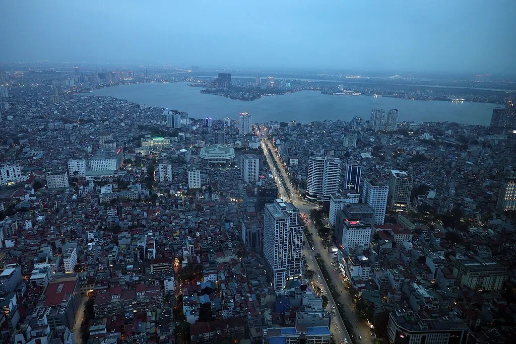 越南首都河内城市景观（资料图）来源：视觉中国