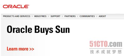 Oracle收购Sun