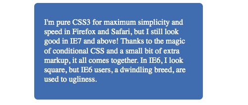 CSS3 IE Rounded Corner
