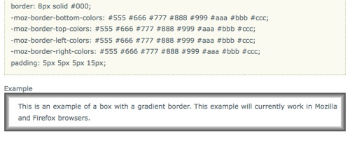 CSS3渐变边框