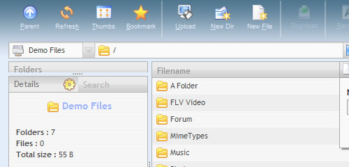 Ajax File Manager