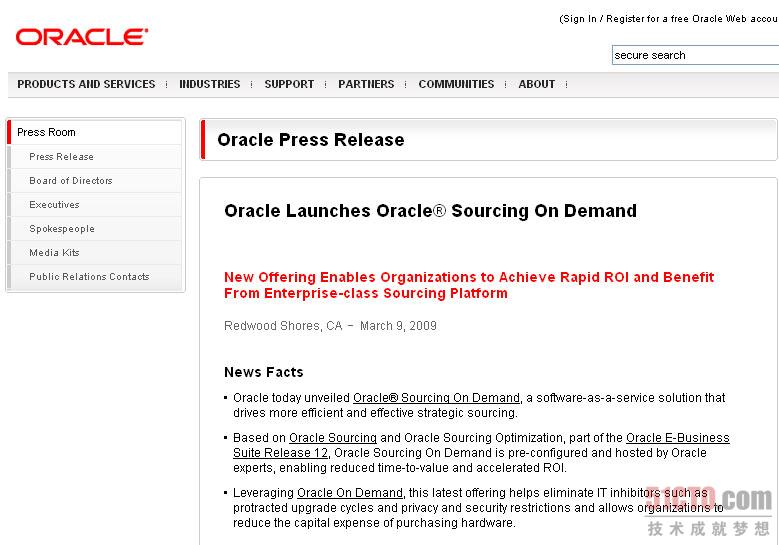 Oracle SaaS