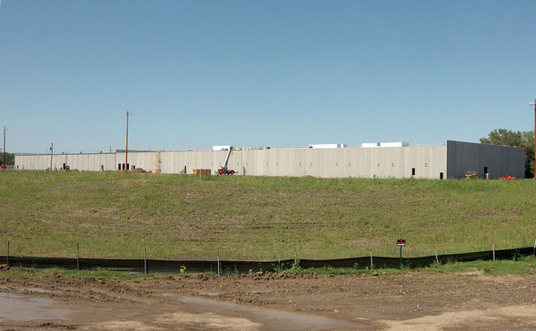 Exterior walls in place.