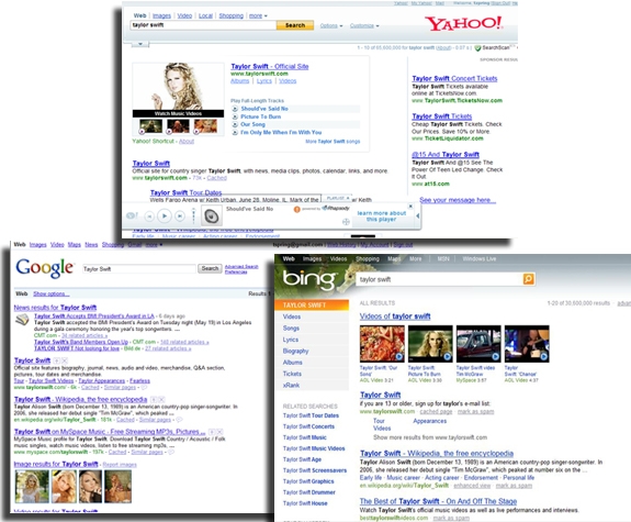 Bing Google Yahoo三强***大比拼