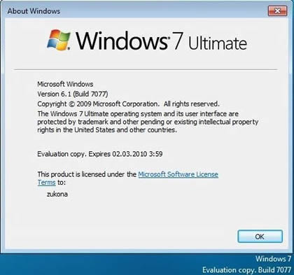 网上流传Windows 7操作系统新图片(图)