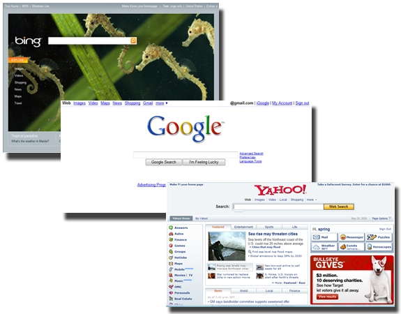 Bing Google Yahoo三强***大比拼