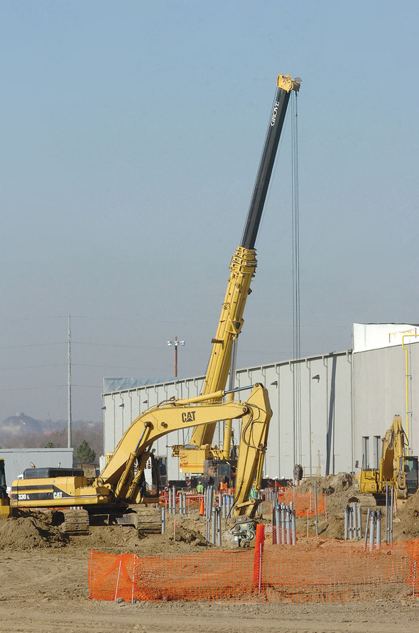 Exterior infrastructure requires digging.