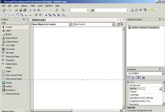 Visual Studio .NET IDE中打开