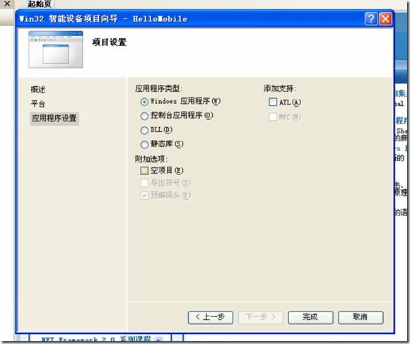 项目选择