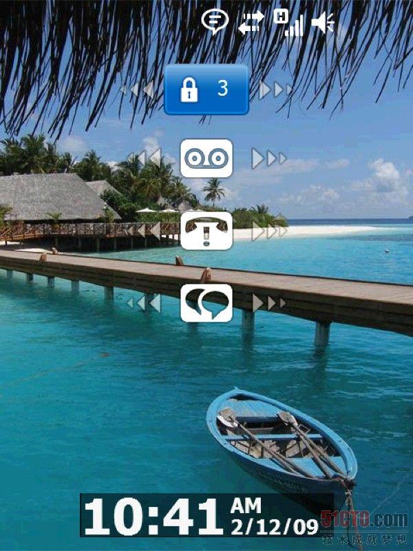 Windows Mobile 6.5界面