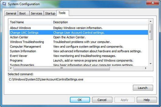 教新手在Windows7中快速禁用UAC