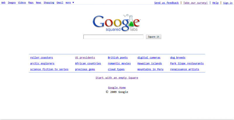 GoogleSquare首页