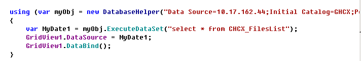 C# using代码