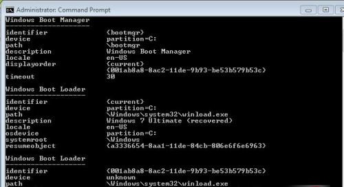 修复Windows7与Server2008双系统错误 