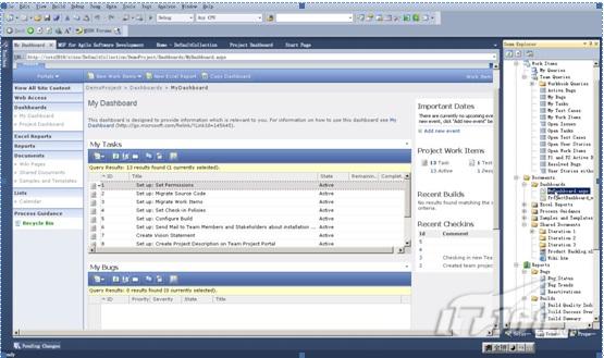 VSTS2010与Share Point管理模板