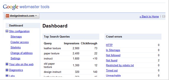 Webmaster Tools