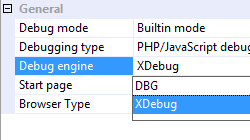 支持dbg和xdebug两种调试引擎