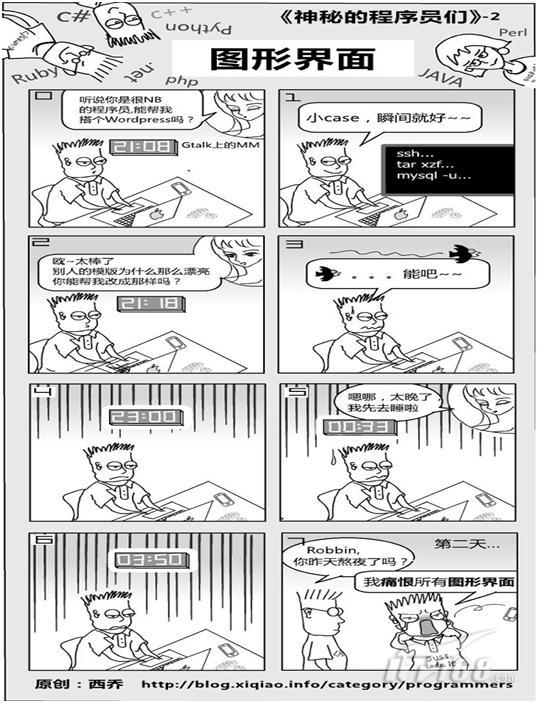 漫画《图形界面》
