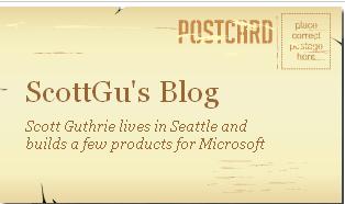 Scott Guthrie的博客