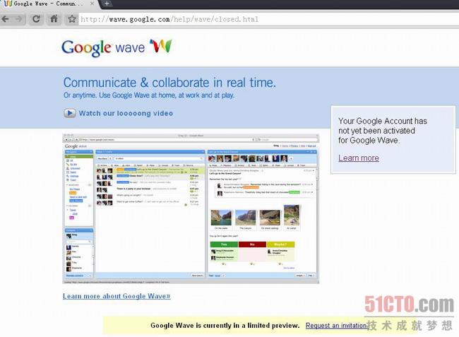 Google Wave公测启动 号称电子邮件杀手(图)