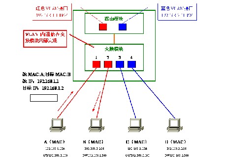 三层交换机实际图例