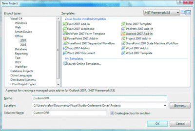 用Visual Studio 2008开发Office业务应用程序（图一）