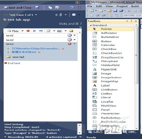 Test Runner-Microsoft Test and Lab Manager