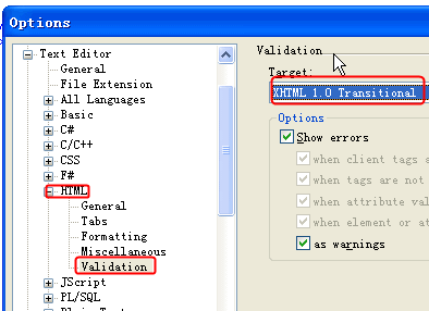 Visual Studio 2010 beta2中设置