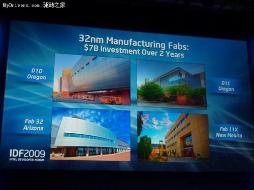 32nm Sandy Bridge处理器首次公开亮相 