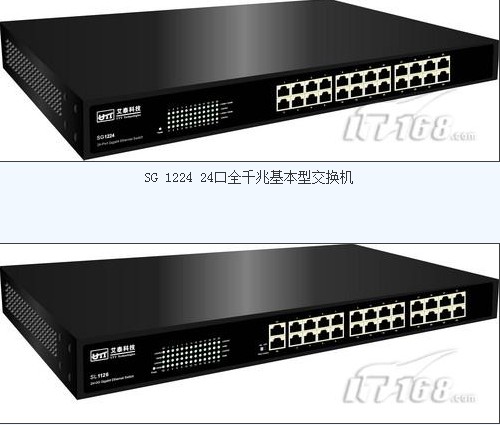 全千兆交换机实际图例