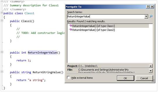 Code Navigation