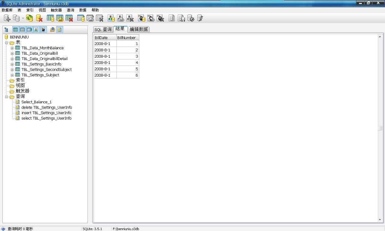 SQLite Administrator