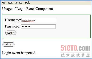 登录面板混合组件