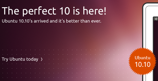 Ubuntu 10.10到来