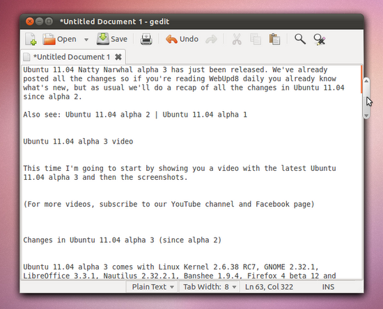 Ubuntu Unity 即点即现式滚动条