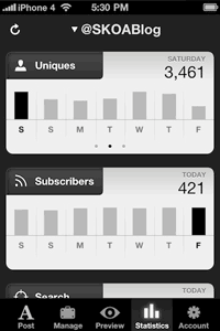 iPhone应用中界面设计的优秀实例之Squarespace
