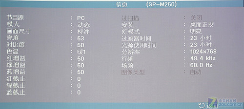 全新升级商教专家 三星M250投影评测 