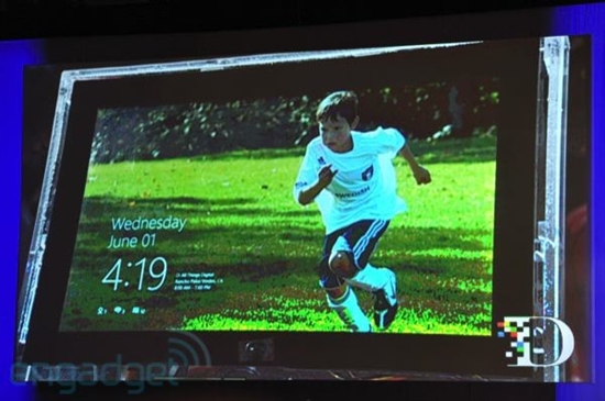 微软首次展示Windows 8