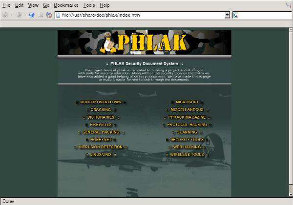 PHLAK 中的文档