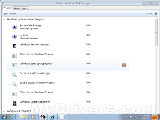 Win8全新任务管理器、快速启动等功能曝光
