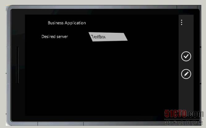 Windows Phone 7模拟器横向显示一个应用程序