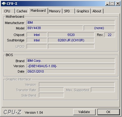 CPU-Z软件检测信息