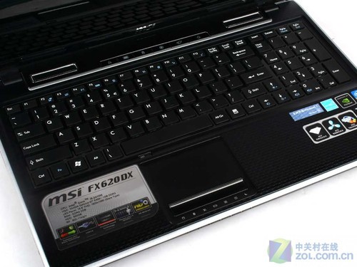 配1080高分辨率屏幕 微星FX620DX评测 