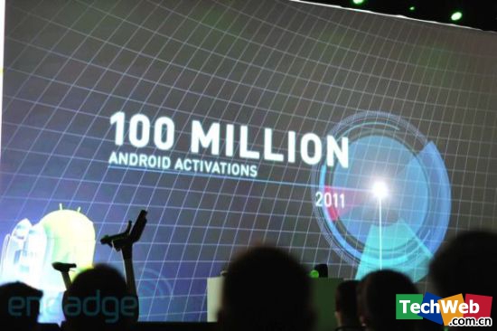 Anroid设备激活量猛增到1亿次