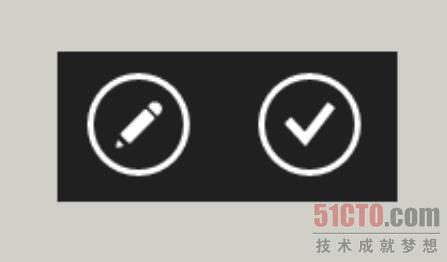 两个ApplicationBarIconButton控件和它们对应的图标