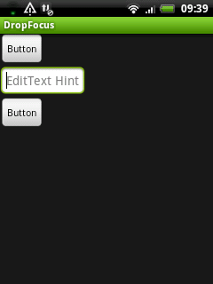 带EditText 或 AutoCompleteTextView的视图